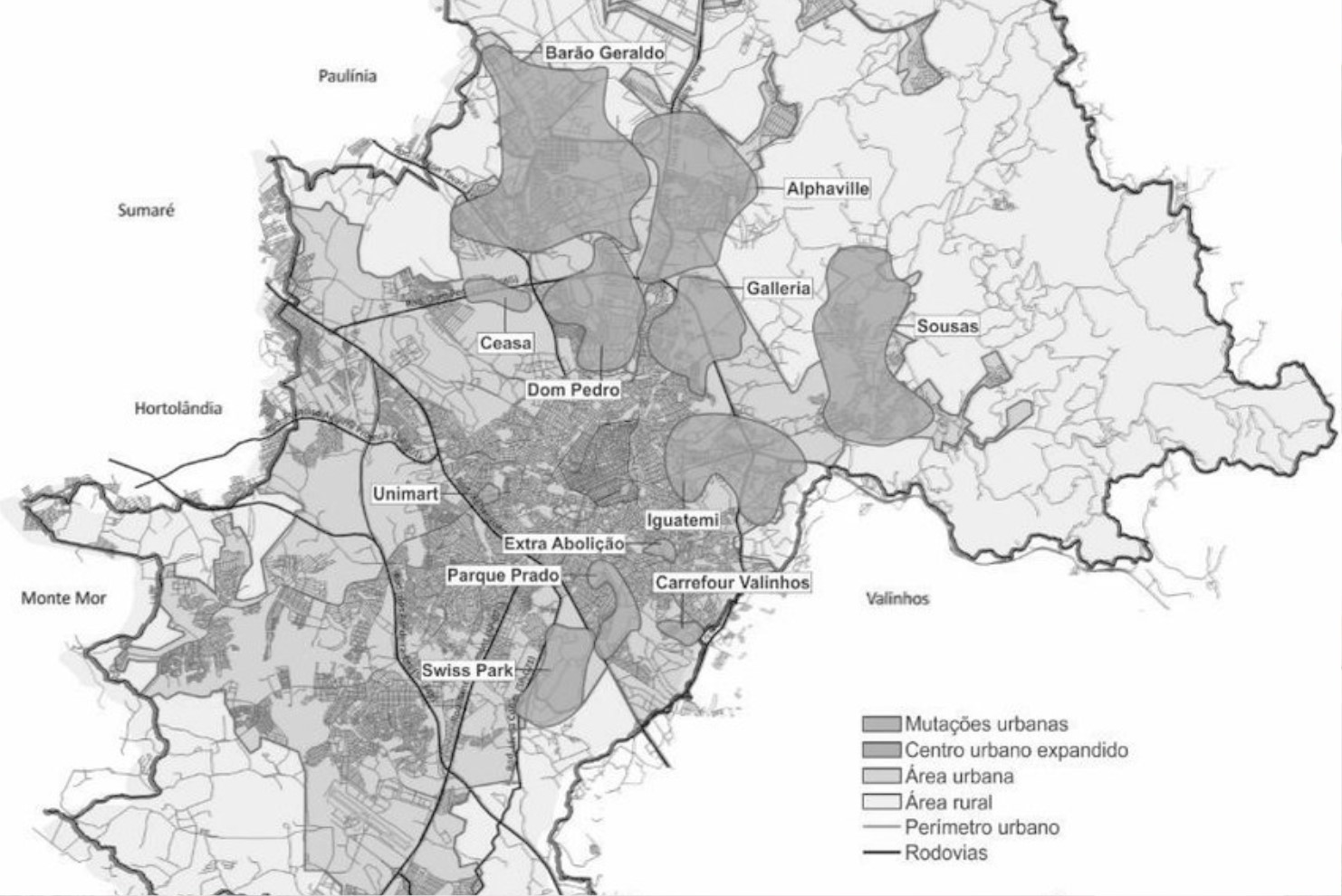 Perímetro Urbano e ZEU